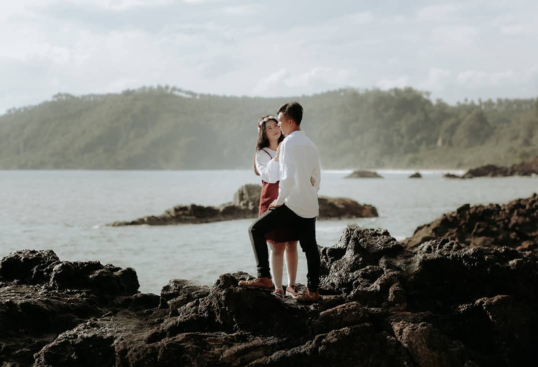 Spot Foto Menarik Pantai Tapak Kera Spot Foto Menarik Pantai Tapak Kera